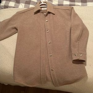 ARITZIA Babaton Pelli shirt jacket  100% Mirano wool